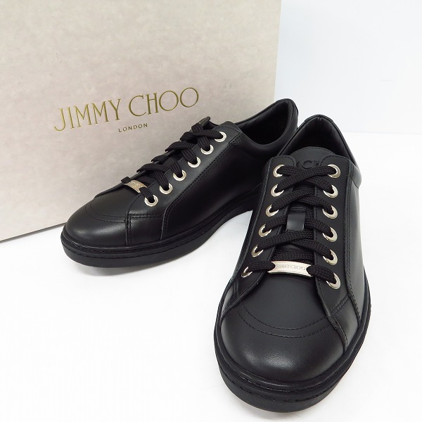 実際に弊社で買取させて頂いたJIMMY CHOO/ジミーチュウ CASH スタースタッズ レザースニーカー/41.5