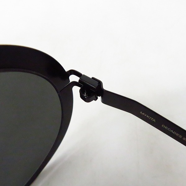 実際に弊社で買取させて頂いたMYKITA/マイキータ HOUSTON/ヒューストン サングラス/アイウェア col.167 GOLD/JETBLACKの画像 5枚目