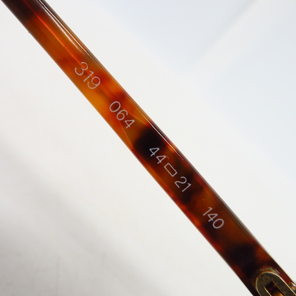 実際に弊社で買取させて頂いたGIORGIO ARMANI/ジョルジオアルマーニ 丸眼鏡/メガネフレーム デミの画像 5枚目