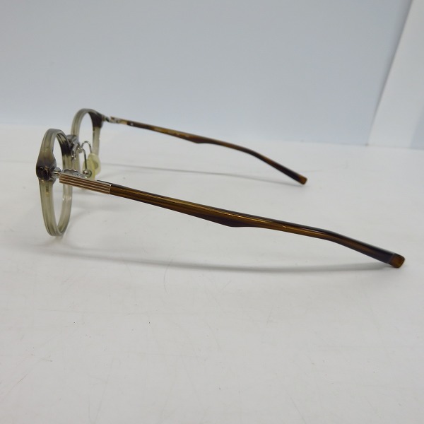実際に弊社で買取させて頂いた999.9/フォーナインズ メガネフレーム ボストン型 NPM-61の画像 2枚目