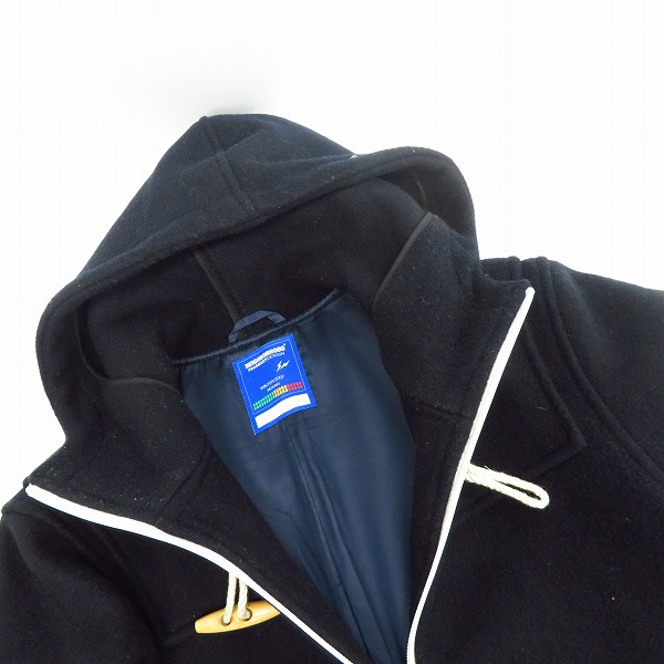 実際に弊社で買取させて頂いたNEIGHBORHOOD×Fragment Design/ネイバーフッド×フラグメントデザイン ダッフルコート 白ZIP/Mの画像 5枚目