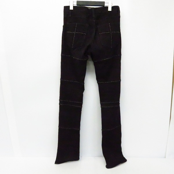 実際に弊社で買取させて頂いたIF SIX WAS NINE/イフシックスワズナイン レースアップ/スタッズ デニムパンツ SBCM-10 009F/30の画像 1枚目