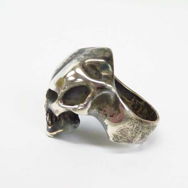 実際に弊社で買取させて頂いたCRAZY PIG/クレイジーピッグ CARCAS/カーカス スカルリング 25号の画像 2枚目