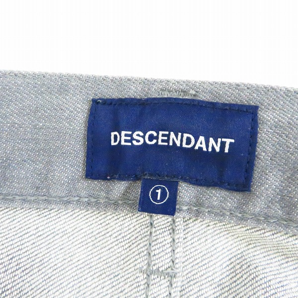 実際に弊社で買取させて頂いたDESCENDANT/ディセンダント スリムデニムパンツ/ジーンズ/1の画像 3枚目