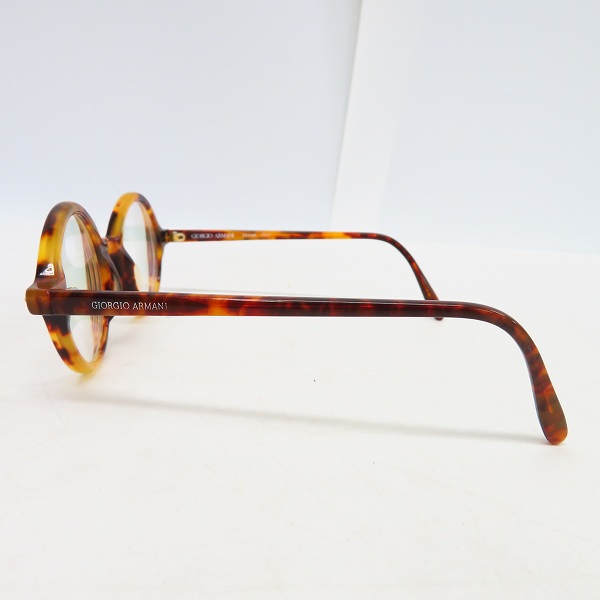 実際に弊社で買取させて頂いたGIORGIO ARMANI/ジョルジオアルマーニ 丸眼鏡/メガネフレーム デミの画像 2枚目