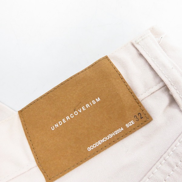 実際に弊社で買取させて頂いたUNDERCOVERISM×GOOD ENOUGH アンダーカバイズム/グッドイナフ コットンパンツ E808-P1 Size：32(M)の画像 2枚目