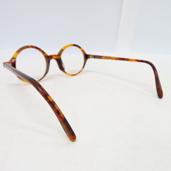 実際に弊社で買取させて頂いたGIORGIO ARMANI/ジョルジオアルマーニ 丸眼鏡/メガネフレーム デミの画像 1枚目