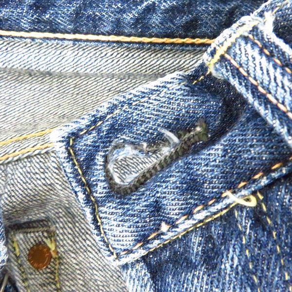 実際に弊社で買取させて頂いたDUBBLEWORKS/ダブルワークス ストレートデニム W28の画像 4枚目