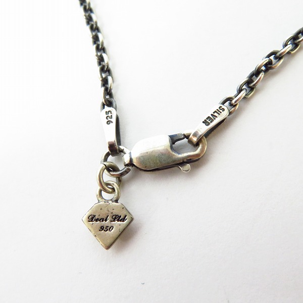 実際に弊社で買取させて頂いたDEAL DESIGN/ディールデザイン ナンバーチャーム/ブラックレターチャーム/チェーン 3点セットの画像 2枚目