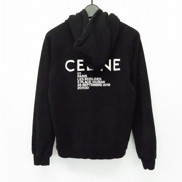 実際に弊社で買取させて頂いたCELINE/セリーヌ プルオーバー パーカー バックロゴプリント/Lの画像 1枚目