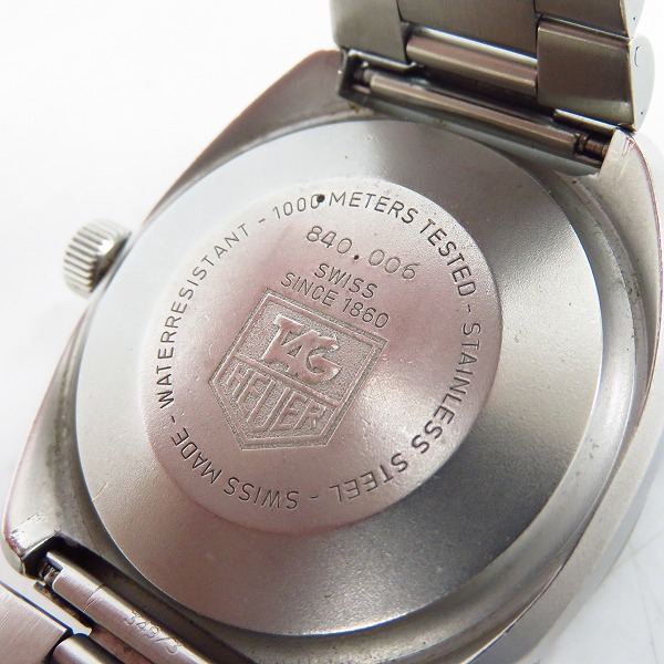 実際に弊社で買取させて頂いたTAG HEUER/タグホイヤー スーパープロフェッショナル 1000M 840.006の画像 3枚目