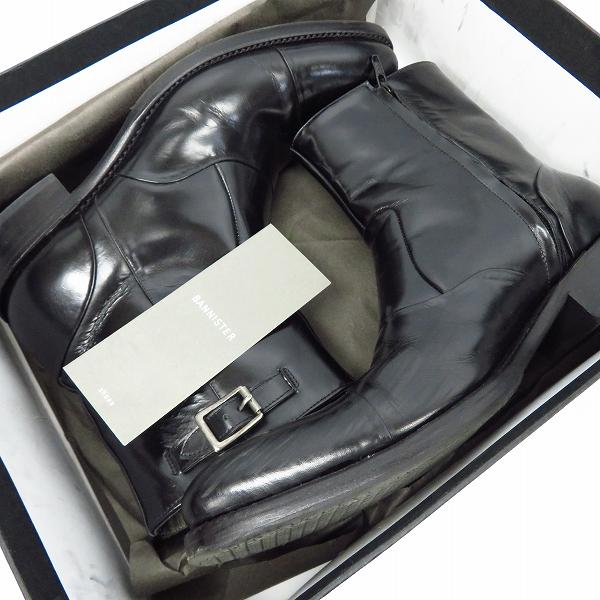 実際に弊社で買取させて頂いたALFREDO BANNISTER IN/アルフレッドバニスターイン ブーツ サイドジップ black/39の画像 7枚目