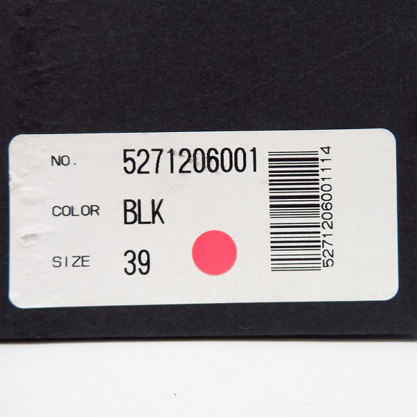 実際に弊社で買取させて頂いたALFREDO BANNISTER IN/アルフレッドバニスターイン ブーツ サイドジップ black/39の画像 8枚目