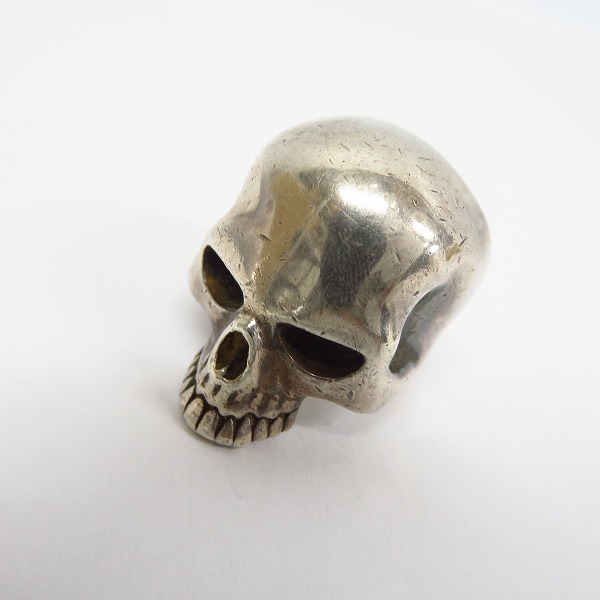 実際に弊社で買取させて頂いたCRAZY PIG/クレイジーピッグ 25th アニバーサリー 500個限定 LARGE EVIL SKULL/ラージ エビル スカルリング/14号