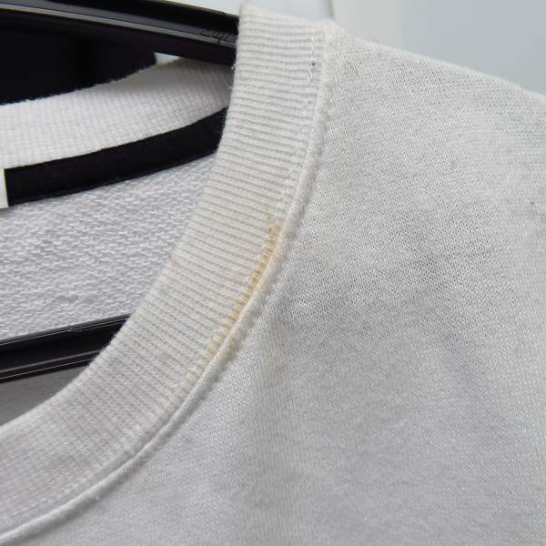 実際に弊社で買取させて頂いたFILA/フィラ ロゴ刺繍/サイドジップ ハーフスリーブ/半袖 カットソー/Tシャツ ホワイト/ブラック 2点セットの画像 4枚目