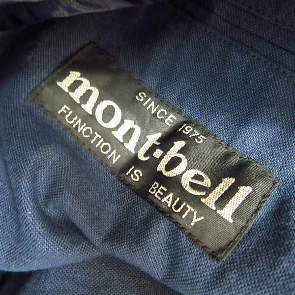 未使用】mont-bell/モンベル KAMICO トラベルジャケット ネイビー