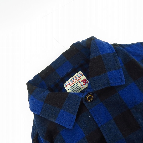 実際に弊社で買取させて頂いたMARBLES/マーブルズ 長袖シャツ チェック柄 ワッペン刺繍/Sの画像 5枚目