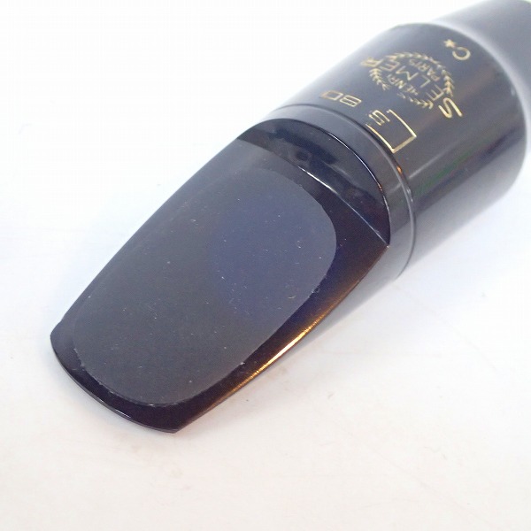 実際に弊社で買取させて頂いたSELMER/セルマー S80 C* アルトサックス用 マウスピース ロブナーL-6 リガチャー付きの画像 4枚目