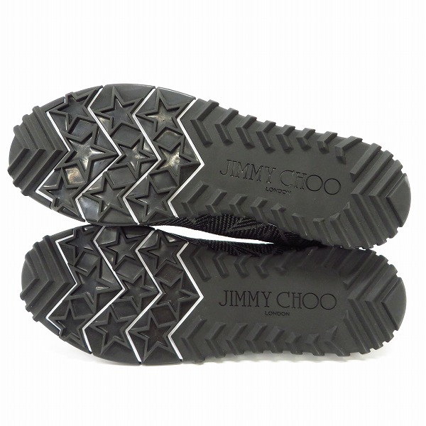 実際に弊社で買取させて頂いたJIMMY CHOO/ジミーチュウ NORWAY/M ニットスニーカー/42の画像 2枚目