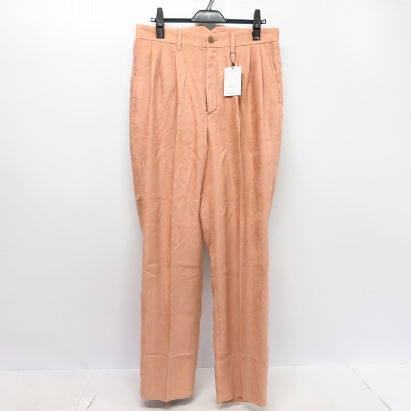 実際に弊社で買取させて頂いた【未使用】DISCOVERED/ディスカバード スウェード 3タックトラウザーパンツ DC-S18-PT-05/2