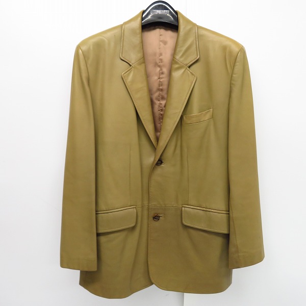 実際に弊社で買取させて頂いたdunhill/ダンヒル ラムスキンレザー2Bジャケット/M