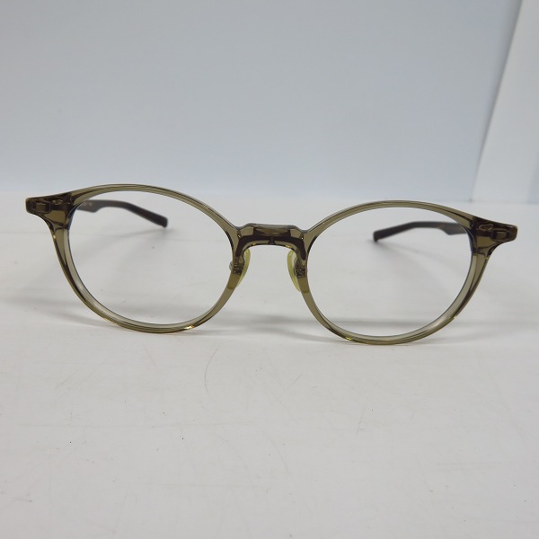 実際に弊社で買取させて頂いた999.9/フォーナインズ メガネフレーム ボストン型 NPM-61の画像 1枚目