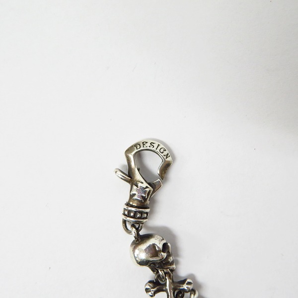 実際に弊社で買取させて頂いたDEAL DESIGN/ディールデザイン スカル/クロス ミクロボーンブレスレットの画像 3枚目