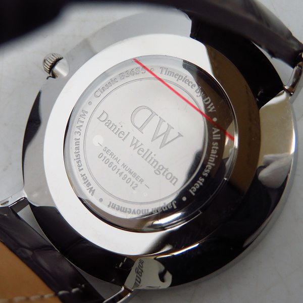 実際に弊社で買取させて頂いたDaniel Wellington/ダニエルウェリントン クラシック クォーツ腕時計 0610DWの画像 4枚目
