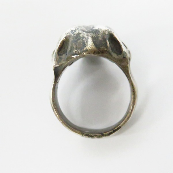 実際に弊社で買取させて頂いたCRAZY PIG/クレイジーピッグ CARCAS/カーカス スカルリング 25号の画像 5枚目