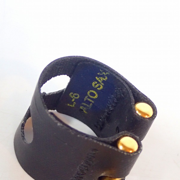 実際に弊社で買取させて頂いたSELMER/セルマー S80 C* アルトサックス用 マウスピース ロブナーL-6 リガチャー付きの画像 6枚目