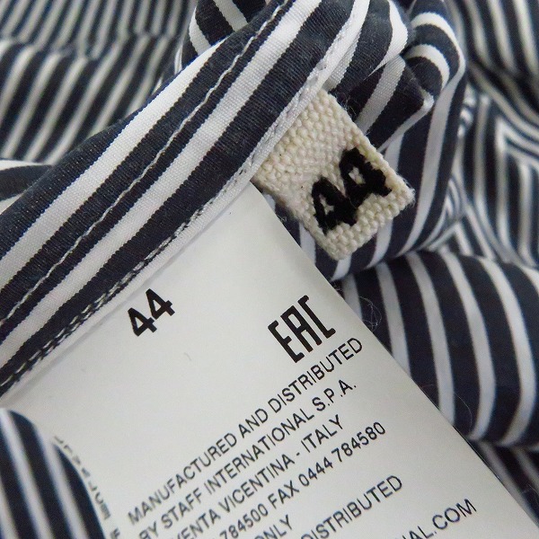 実際に弊社で買取させて頂いたMARNI/マルニ ストライプ 長袖シャツ/44の画像 3枚目