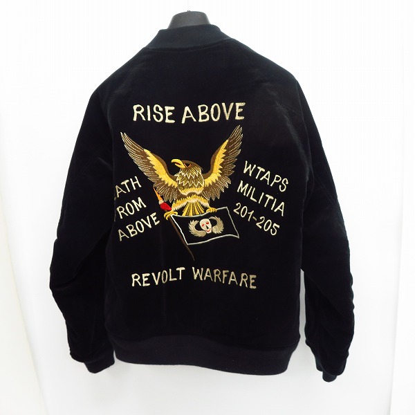 WTAPS/ダブルタップス LOCAS RED DOWN リバーシブル スカジャン