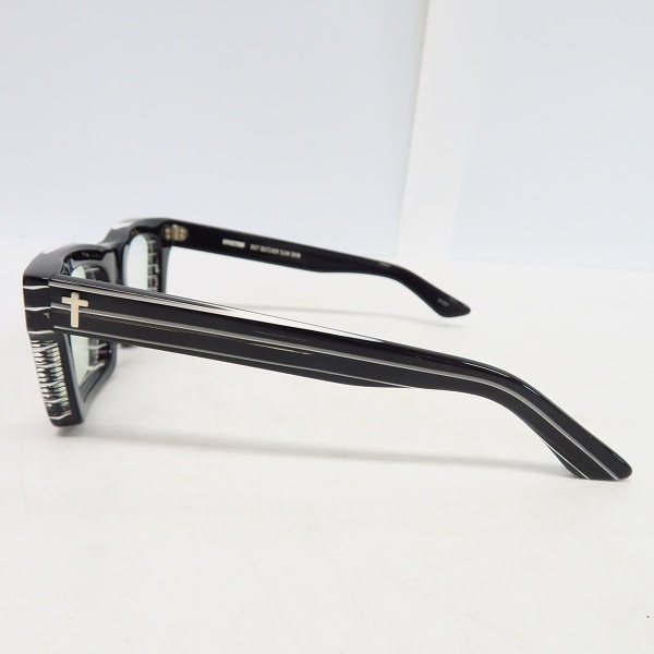 実際に弊社で買取させて頂いたEFFECTOR×DIET BUTCHER SLIM SKIN/エフェクター×ダイエットブッチャースリムスキン DIRT BKST 眼鏡/メガネフレームの画像 2枚目