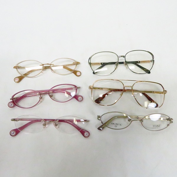 実際に弊社で買取させて頂いた【おまとめ30点】CITIZEN/シチズン ヴィサージュ/クレール他 花モチーフメガネ/メガネフレーム/アイウェアの画像 1枚目
