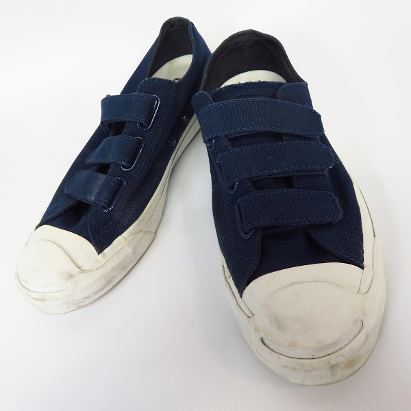 実際に弊社で買取させて頂いたCONVERSE/コンバース JACK PURCELL/ジャックパーセル ベルクロ　スニーカー 1CK228/26の画像 0枚目
