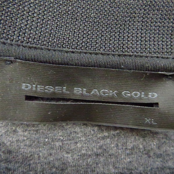 実際に弊社で買取させて頂いたDIESEL BLACK GOLD/ディーゼル ブラックゴールド プルオーバー ジップ/XLの画像 2枚目
