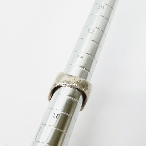 実際に弊社で買取させて頂いたCRAZY PIG/クレイジーピッグ LARGE EVIL SKULL ラージ エビル スカルリング 16-17号の画像 7枚目