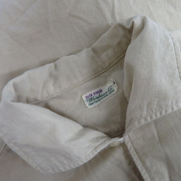 実際に弊社で買取させて頂いたDUCK DIGGER/DUBBLEWORKS ダックディガー/ダブルワークス ワークパンツ/スウェット/シャツ 40/42/33 3点セットの画像 3枚目