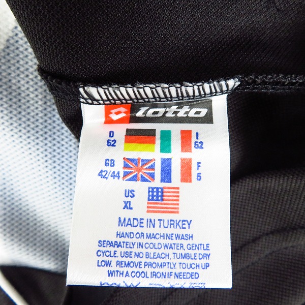 実際に弊社で買取させて頂いたlotto/ロット ユベントス 01/02 ホーム 半袖 ユニフォーム/XLの画像 3枚目