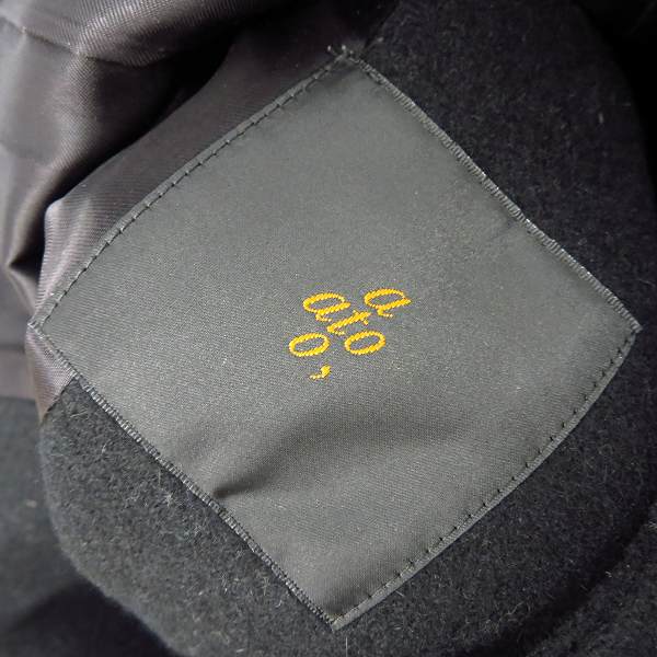 実際に弊社で買取させて頂いたato/アトウ ウール混コート フード AM13D-C14/48の画像 3枚目