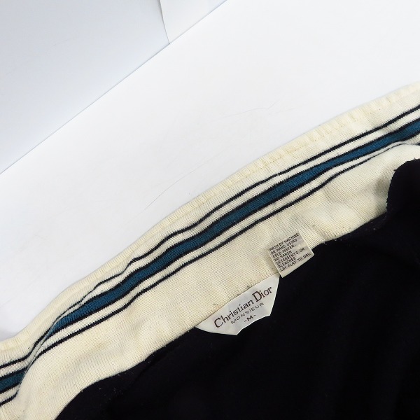 実際に弊社で買取させて頂いたChristian DIOR MONSIEUR/クリスチャンディオールムッシュ アクリルジップジャケット/Mの画像 4枚目