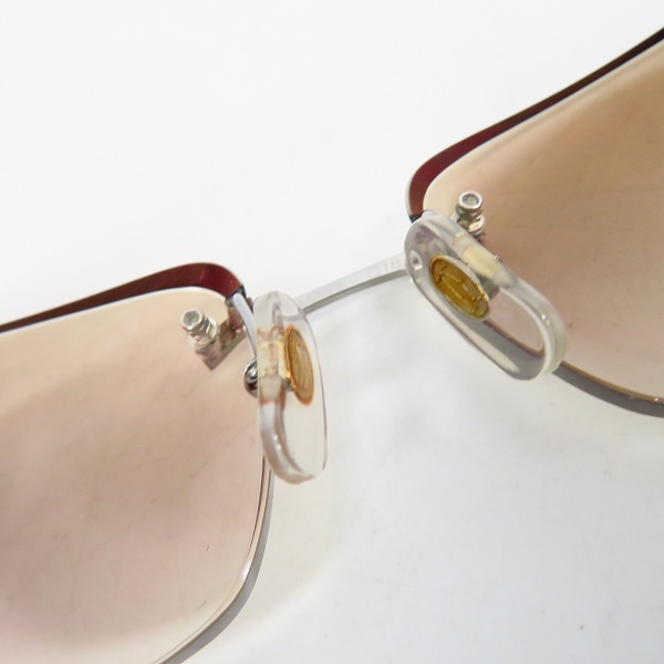 実際に弊社で買取させて頂いたCartier/カルティエ ウッド メガネフレーム/アイウェア フランス製 135bの画像 3枚目