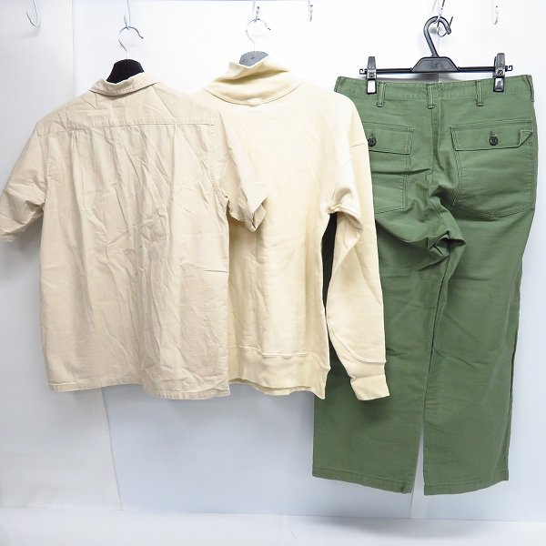 実際に弊社で買取させて頂いたDUCK DIGGER/DUBBLEWORKS ダックディガー/ダブルワークス ワークパンツ/スウェット/シャツ 40/42/33 3点セットの画像 1枚目