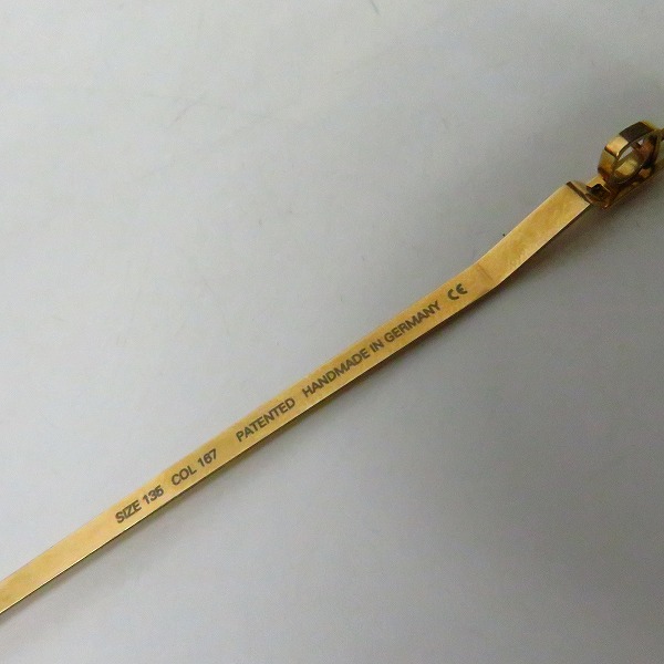 実際に弊社で買取させて頂いたMYKITA/マイキータ ALESSIA/アレッシア サングラス/アイウェア col.167 GOLD/JETBLACKの画像 3枚目