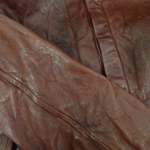 実際に弊社で買取させて頂いたDhyana/ディアーナ レザージャケット 羊革 シワ加工/2の画像 5枚目