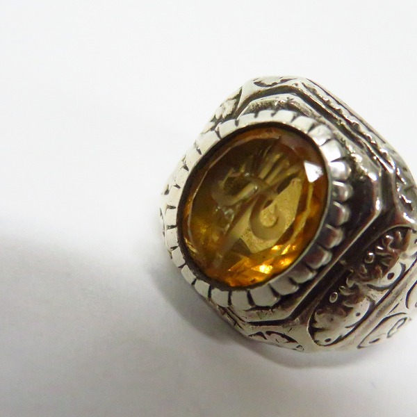 実際に弊社で買取させて頂いたLoree Rodkin/ローリーロドキン ストーン付きカレッジリング/シルバー/18号の画像 7枚目