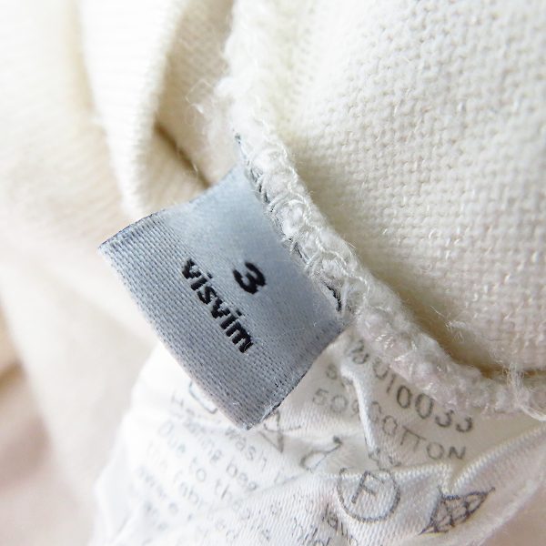 実際に弊社で買取させて頂いたvisvim/ビズビム GODFREY CREW L/S ロンT 0116105010033/3の画像 4枚目