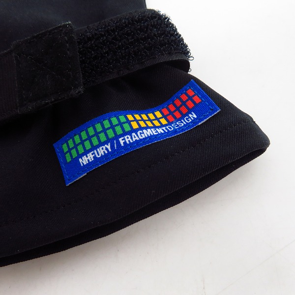 実際に弊社で買取させて頂いたNEIGHBORHOOD×FRAGMENT DESIGN/ネイバーフッド×フラグメントデザイン 手袋/グローブ ブラック/黒 Size：Mの画像 4枚目