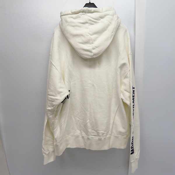 実際に弊社で買取させて頂いたMoonage Devilment/ムーンエイジデビルメント Embroidery Zip Hoodie/ジップパーカー ホワイト mcs-0582/46の画像 1枚目