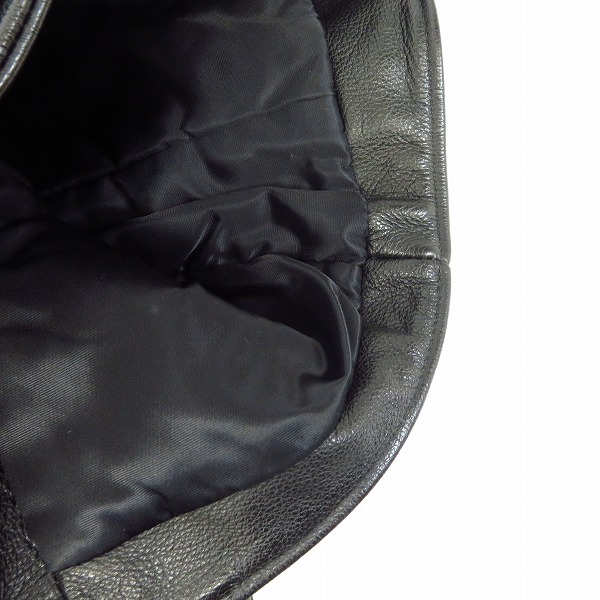 実際に弊社で買取させて頂いたBACK BONE/バックボーン COW HIDE/カウハイドレザー/真鍮バックル ダブルライダースジャケット BB09FW-LB01 Sの画像 8枚目